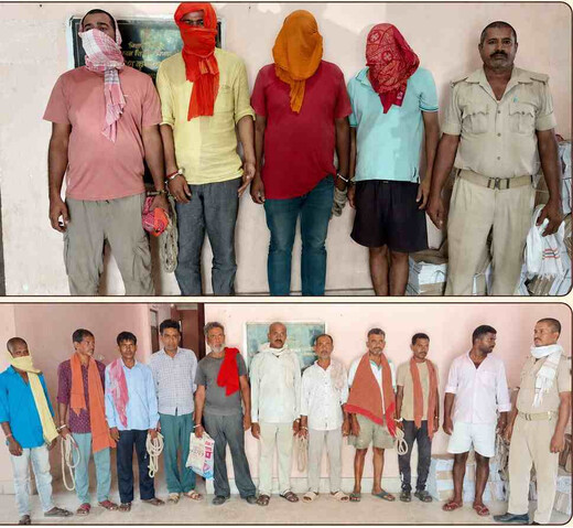 मद्य निषेध विभाग की छापेमारी से शराब कारोबारियों में हड़कंप, 14 गिरफ्तार 